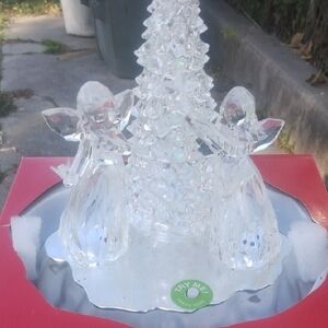 Crystal Angel Song / Light Up Scene  Tree Figurine